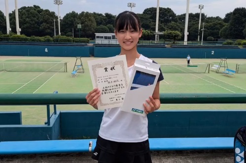 篠原 結衣 | まえばしオープンジュニア 18歳以下 優勝 埼玉県 テニス スクール アカデミー ジュニア テニスハウスfun SSTA 東京都 茨城県 千葉県 関東