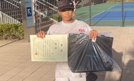 大谷海翔 | ダンロップ茨城U16優勝 埼玉県 テニス スクール アカデミー ジュニア テニスハウスfun SSTA 東京都 茨城県 千葉県 関東