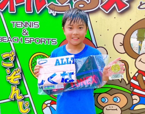 小松悠輝 | ありのみカップシングルス夏U12準優勝 埼玉県 テニス スクール アカデミー ジュニア テニスハウスfun SSTA 東京都 茨城県 千葉県 関東