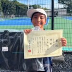 渡邉湊 | ダンロップ茨城U12優勝 埼玉県 テニス スクール アカデミー ジュニア テニスハウスfun SSTA 東京都 茨城県 千葉県 関東