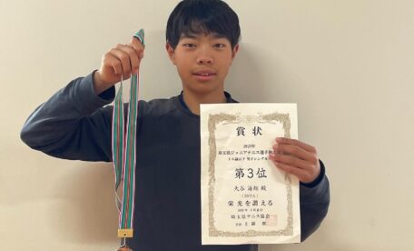 大谷 海翔 | 埼玉ジュニア ベスト4 埼玉県 テニス スクール アカデミー ジュニア テニスハウスfun SSTA 東京都 茨城県 千葉県 関東