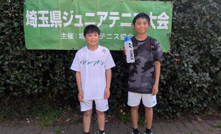 渡邉 湊 小松 悠輝 | 埼玉県小学生大会 埼玉県 テニス スクール アカデミー ジュニア SSTA 東京都 茨城県 千葉県 関東