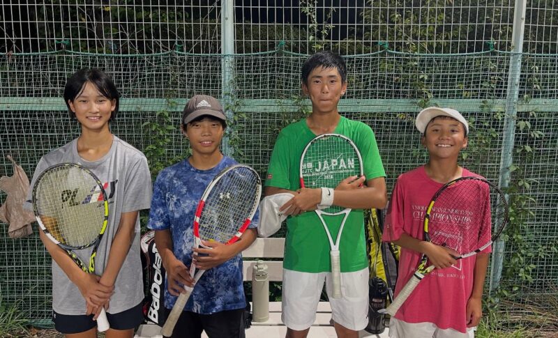 大谷海翔 篠原結衣 田口寛樹 渡邉湊 | 2025 全日本ジュニアテニス出場選手 埼玉県 テニス スクール アカデミー ジュニア SSTA 東京都 茨城県 千葉県 関東