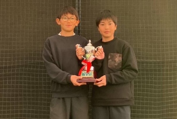 小松悠輝 | ピーナッツカップ ダブルス 優勝 埼玉県 テニス スクール アカデミー ジュニア SSTA 東京都 茨城県 千葉県 関東